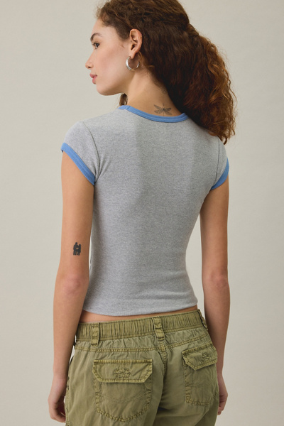 BDG Off-Duty Ribbed Crew Neck Short Sleeve Tee