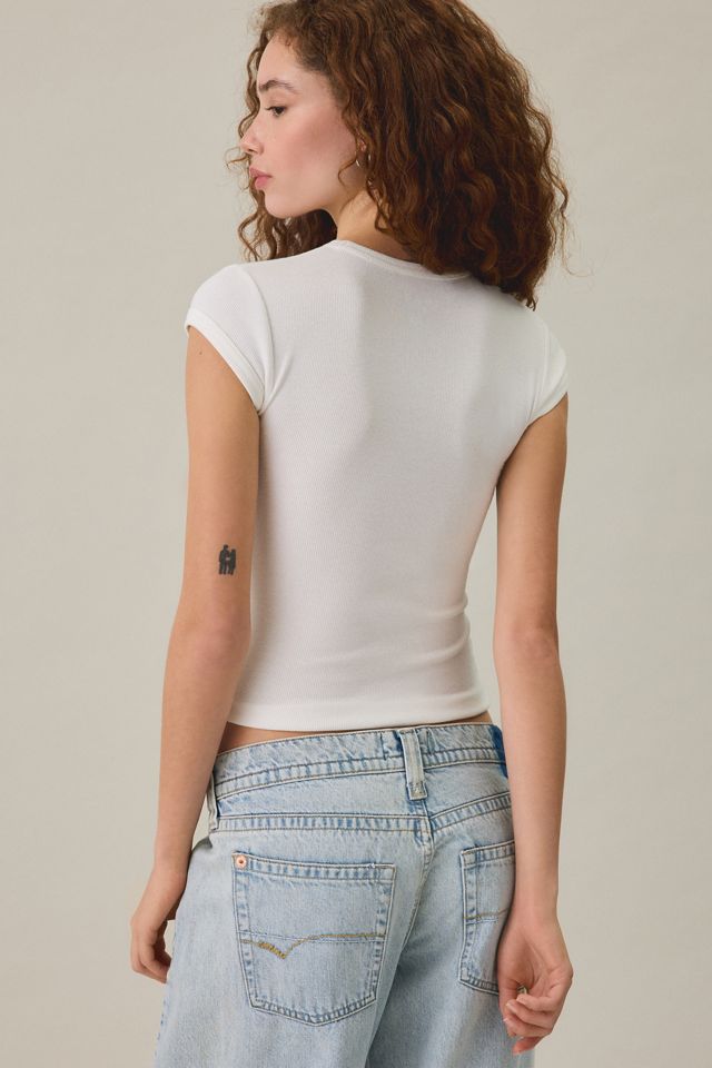 BDG Off-Duty Ribbed Crew Neck Short Sleeve Tee #3
