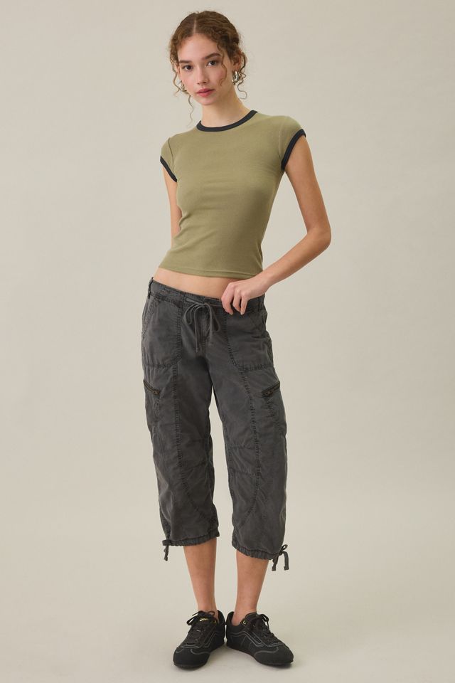 T-shirt BDG Off-Duty côtelé à col rond et manches courtes #3