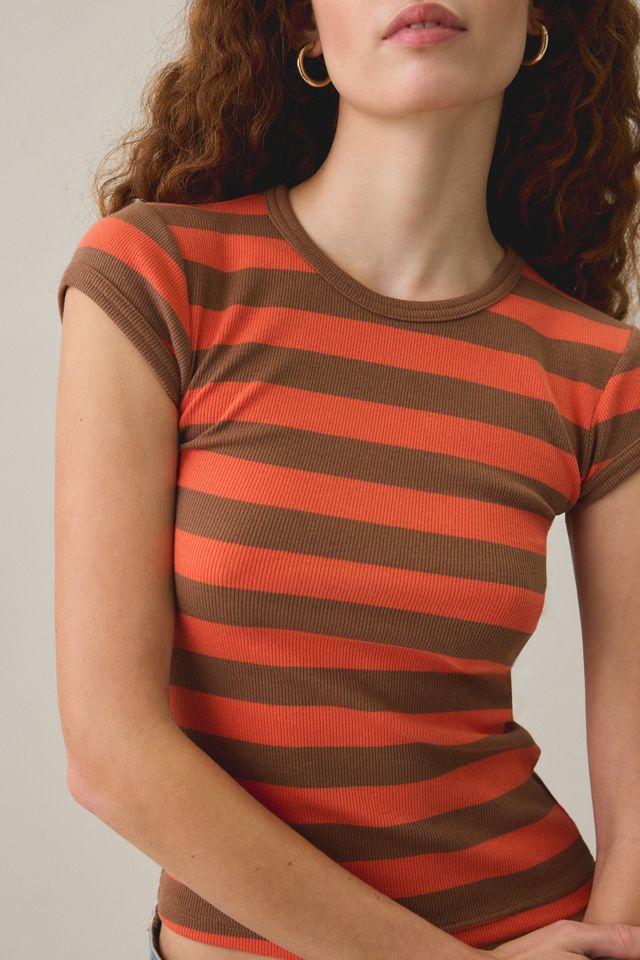 BDG Off-Duty Ribbed Crew Neck Short Sleeve Tee #3