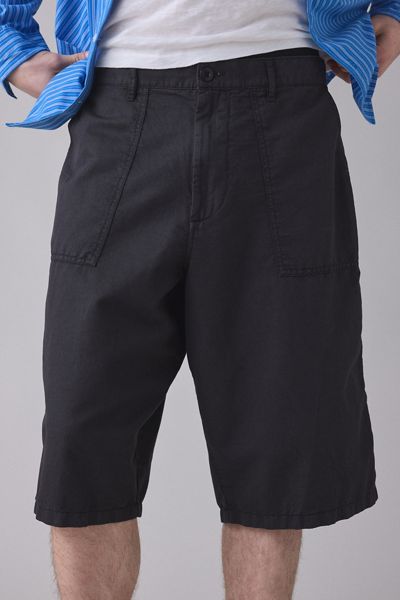 AllSaints Echo Cotton-Linen Blend Shorts