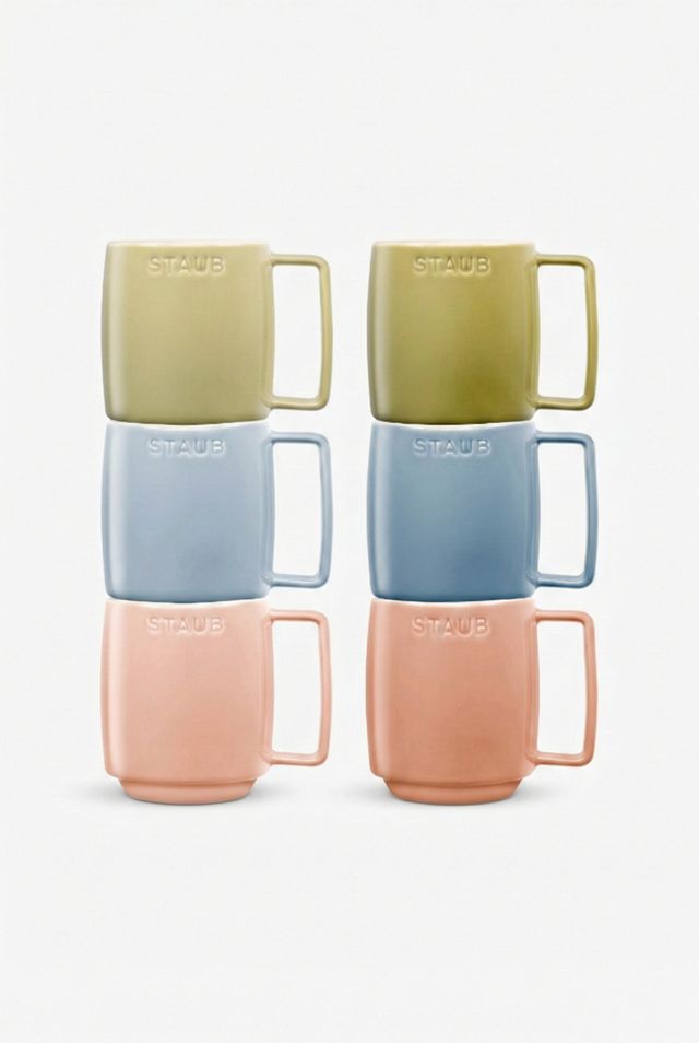 Staub Ceramic Dinnerware 6-pc Mug Set #3