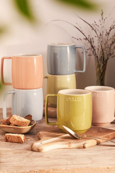Staub Ceramic Dinnerware 6-pc Mug Set