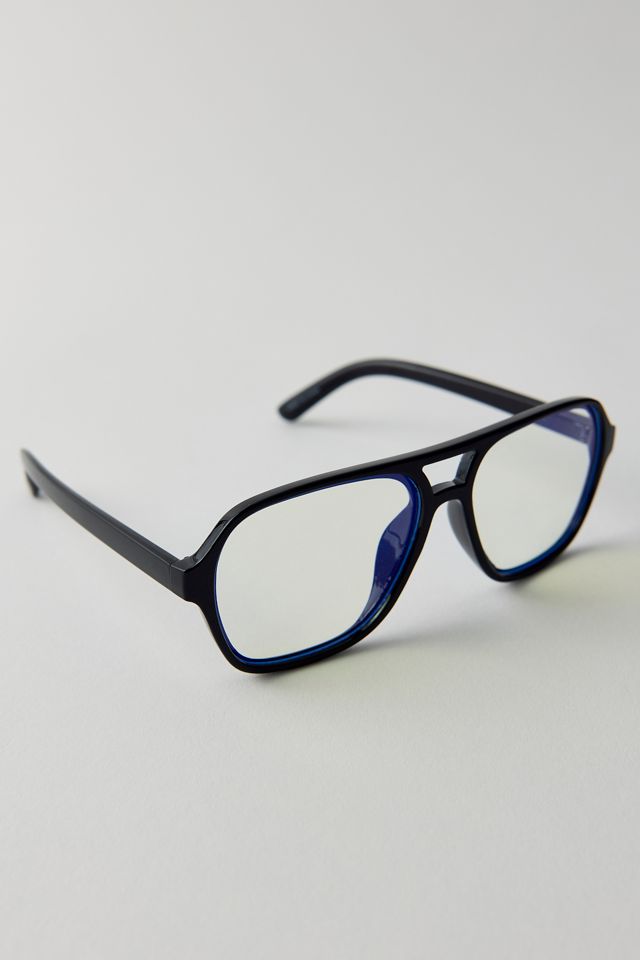 Lunettes anti-lumière bleue aviateur Tara #1