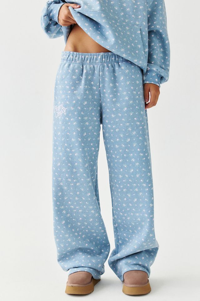 Pantalon de jogging ample Teal Peony de Happy Camp3r #1