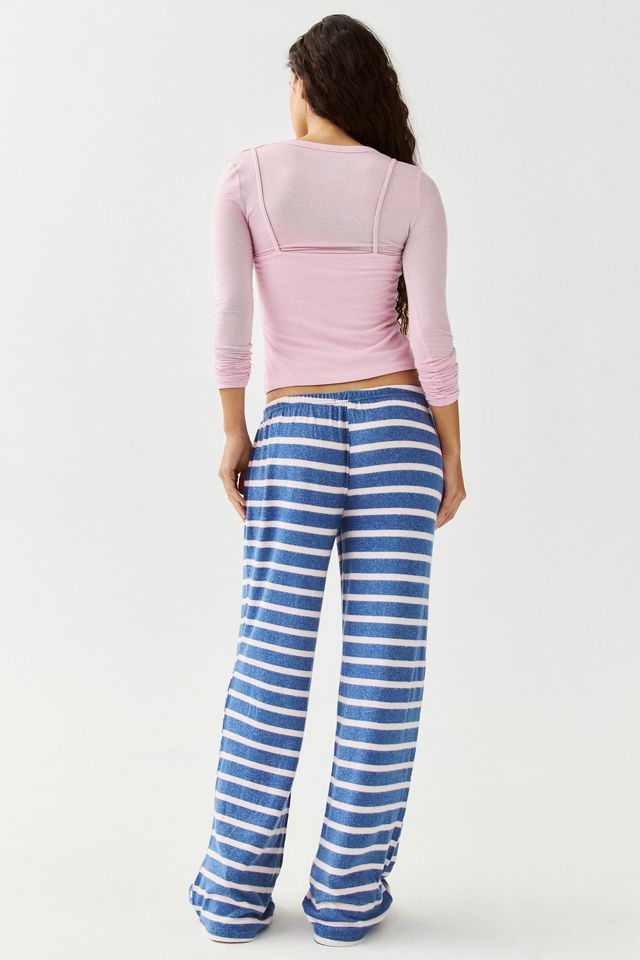 Happy Camp3r Blush Navy Bands Liz Knit Pants #3