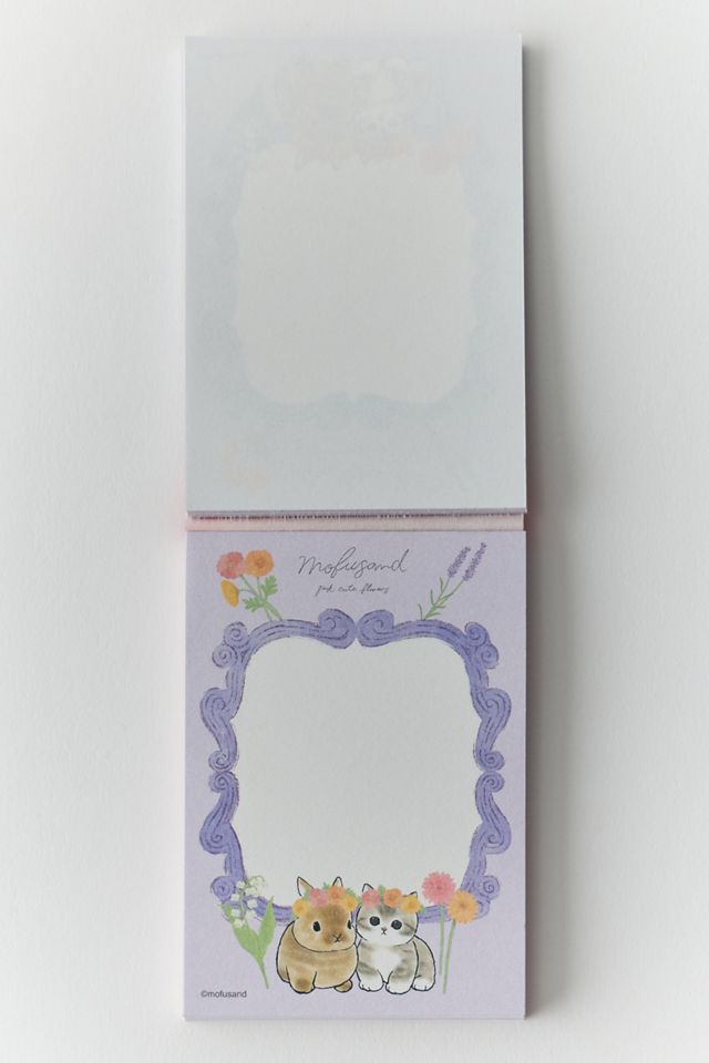 Mofusand Mini Flora Bunny Notepad #1