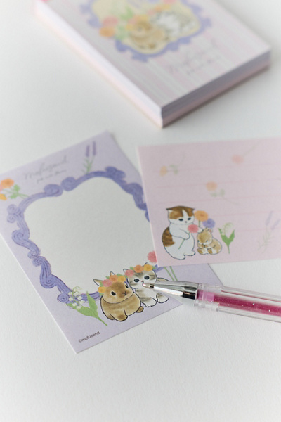 Mofusand Mini Flora Bunny Notepad