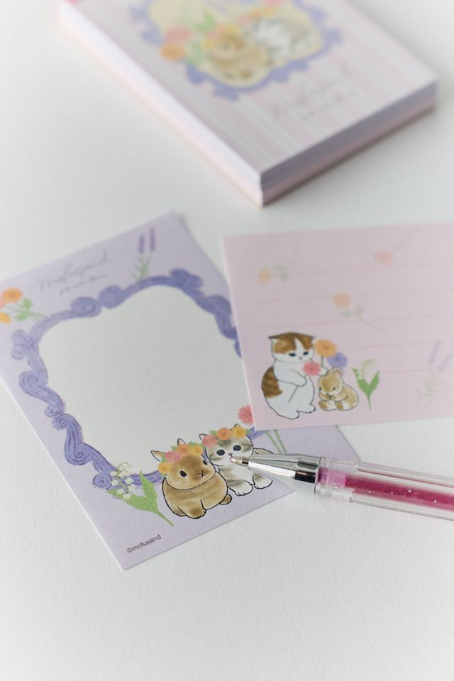 Mofusand Mini Flora Bunny Notepad #3