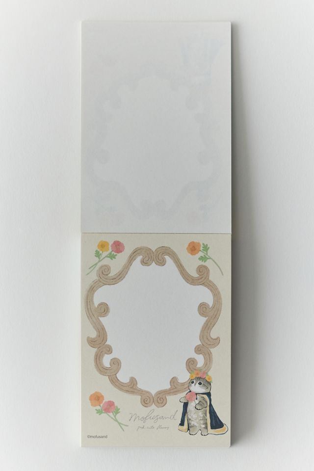 Mofusand Mini Flower Frame Notepad #1