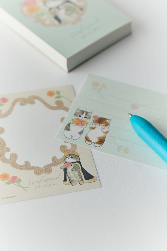 Mofusand Mini Flower Frame Notepad #3