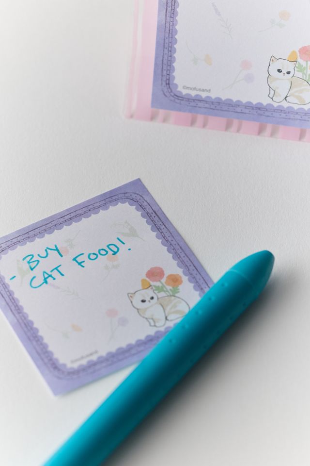 Mofusand Flora Bunny Sticky Notepad & Stand Set #1