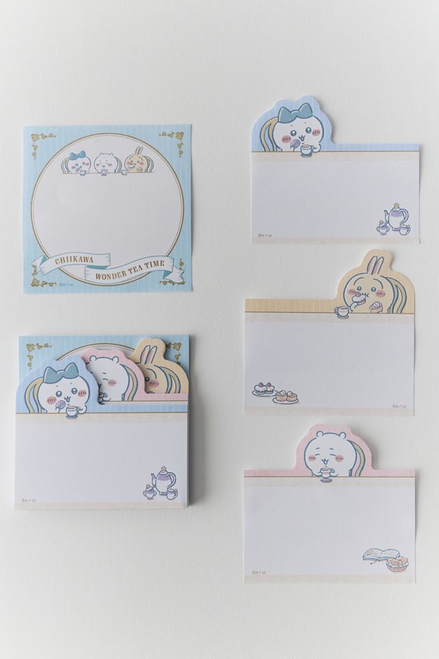 CHiiKAWA Wonder Tea Time Sticky Notepad Set #1