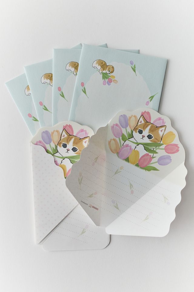 Mofusand Tulip Garden Letter Set #1