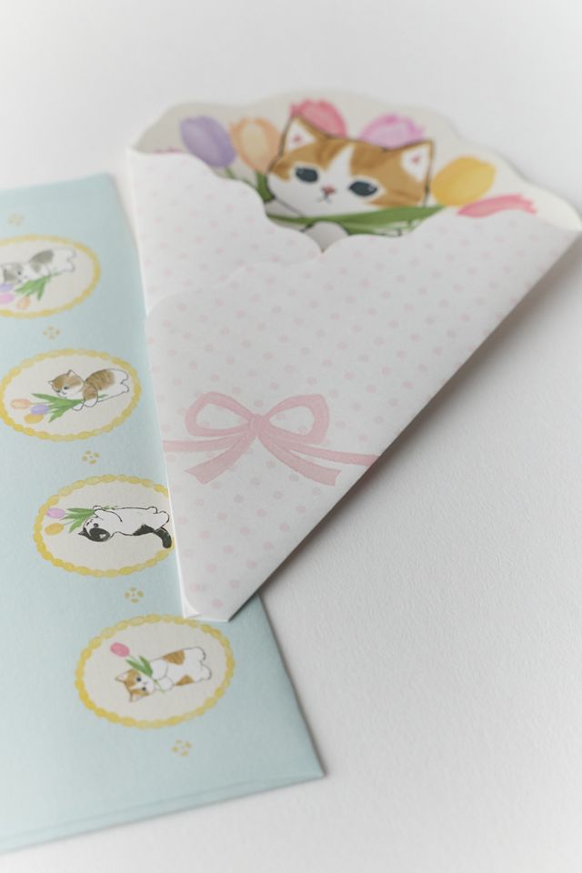 Mofusand Tulip Garden Letter Set #2
