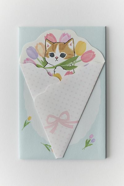 Mofusand Tulip Garden Letter Set
