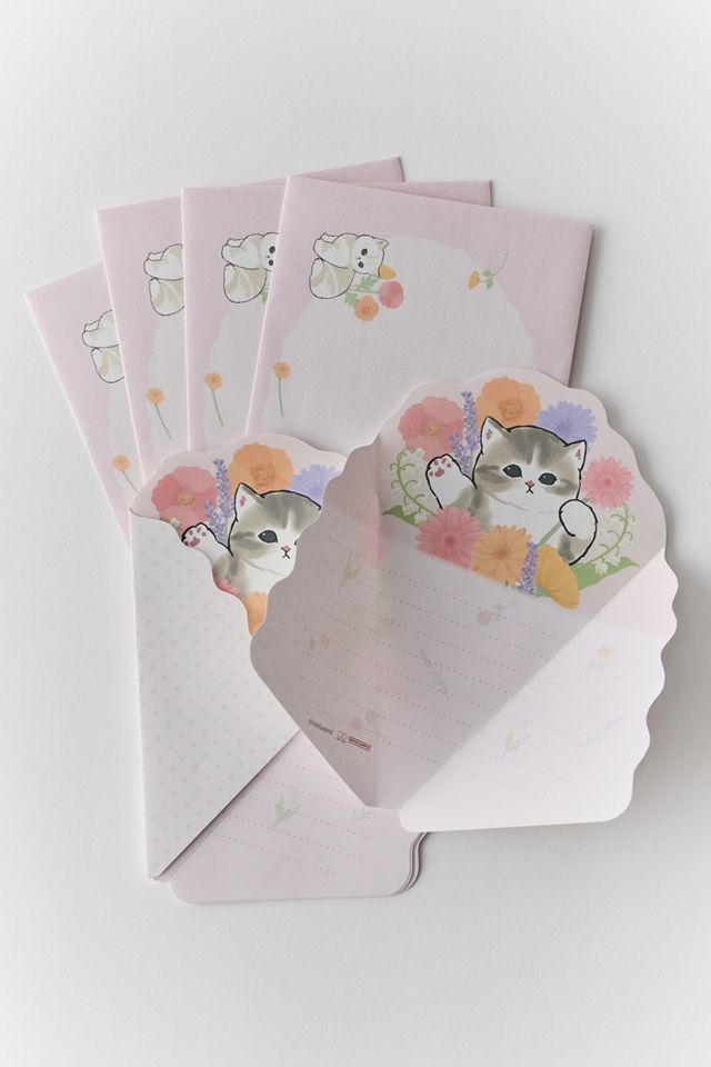Mofusand Flower Bouquet Letter Set #1