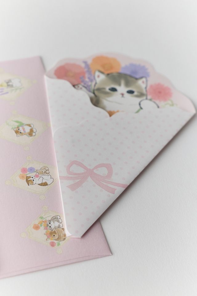 Mofusand Flower Bouquet Letter Set #2