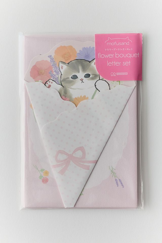 Mofusand Flower Bouquet Letter Set #3