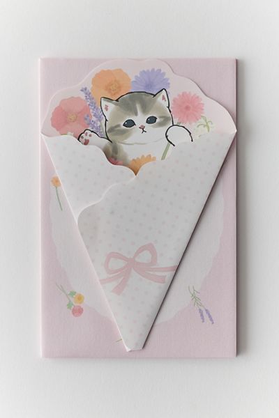 Mofusand Flower Bouquet Letter Set