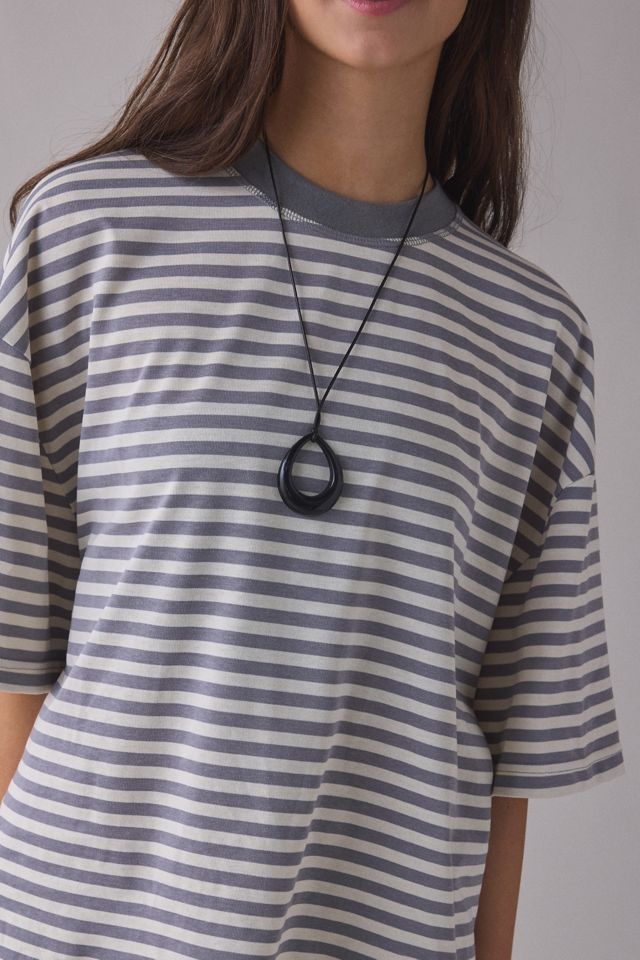 Lioness Bloom Stripe Oversized Short Sleeve Tee #3