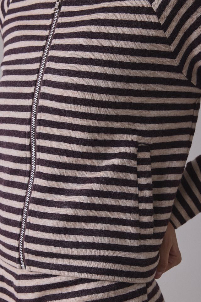 Veste en tricot à fermeture éclair Bloom Stripe de Lioness #3