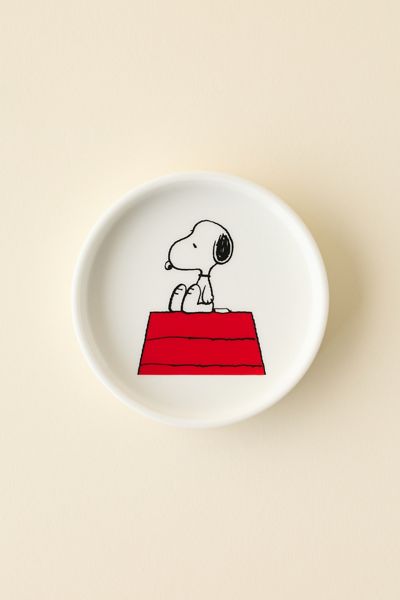 Magpie X Peanuts Home Sweet Home Round Ceramic Trinket Dish