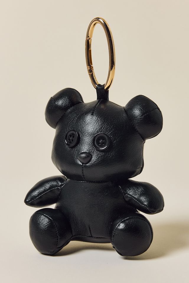 Faux Leather Bear Bag Charm #1