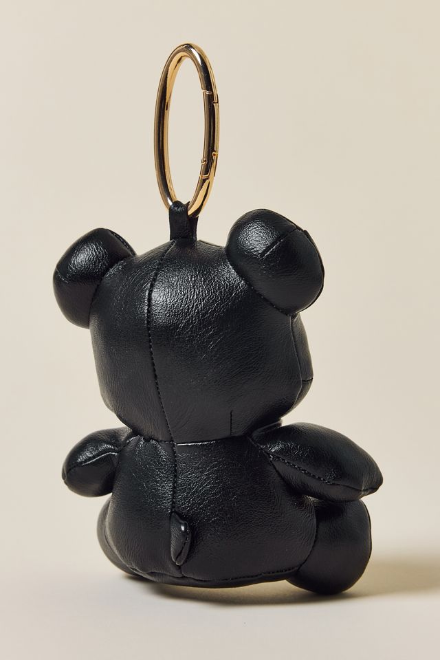 Faux Leather Bear Bag Charm #2