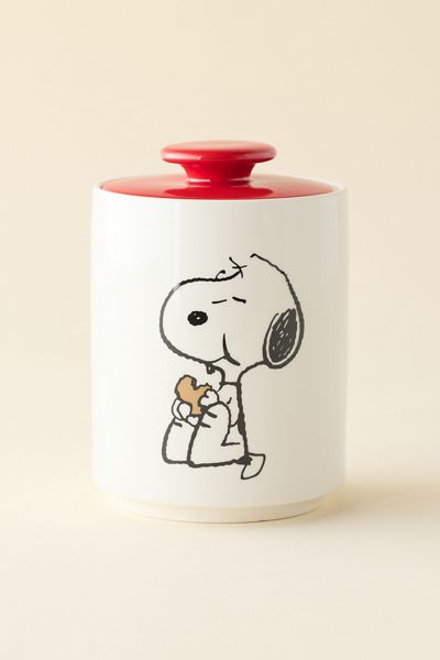 Magpie Peanuts Snoopy Ceramic Cookie Jar