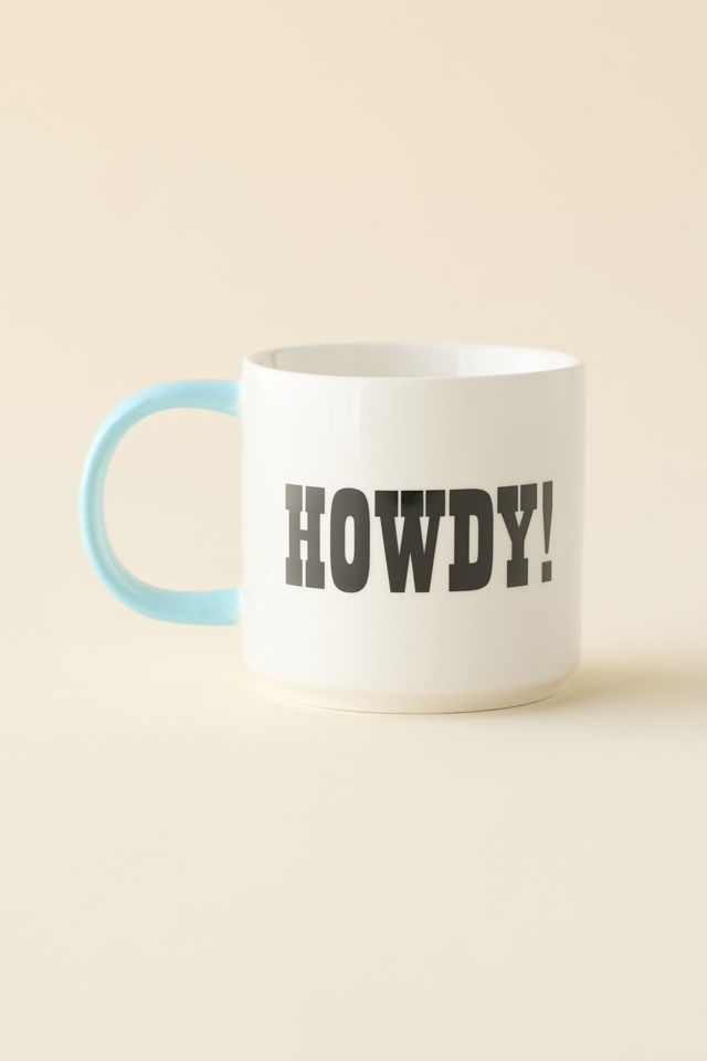 Magpie Peanuts Howdy! Ceramic Mug #1