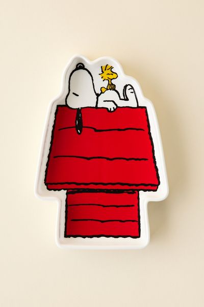 Magpie X Peanuts Snoopy Dog House Shaped Ceramic Trinket Dish
