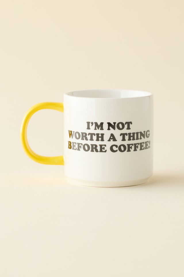 Magpie Peanuts Snoopy & Woodstock Ceramic Mug #1