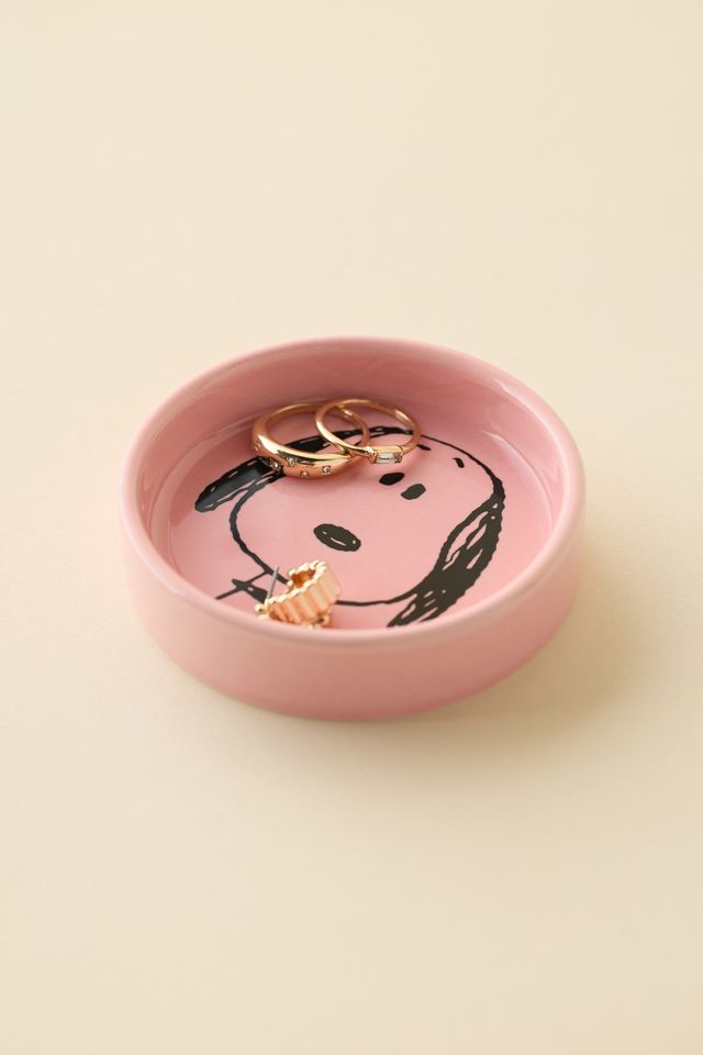 Magpie X Peanuts Visage Round Ceramic Pin Dish #1