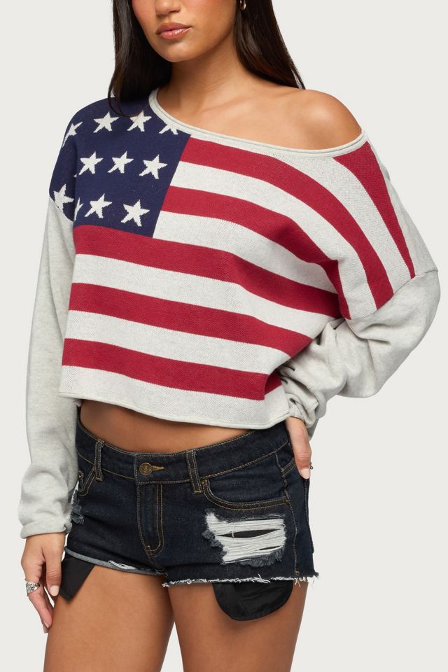 Edikted USA Off Shoulder Sweater #2