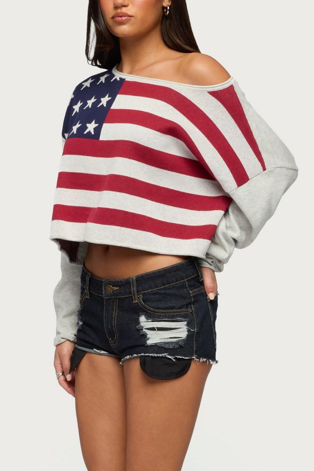 Edikted USA Off Shoulder Sweater #3