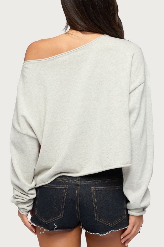 Edikted USA Off Shoulder Sweater #4