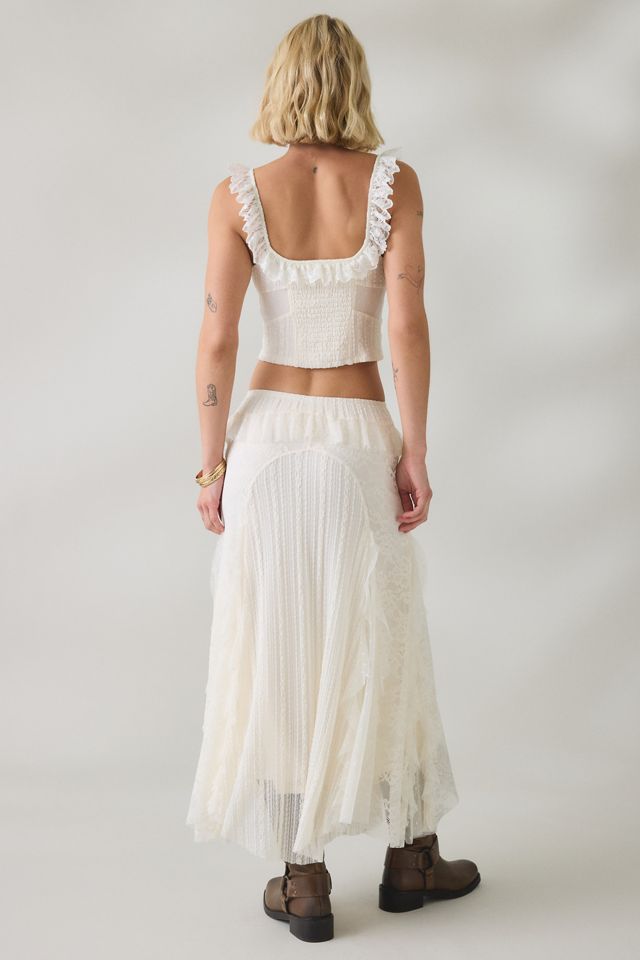 Kimchi Blue Sweet Escape Lace Maxi Skirt 2-Piece Set #3