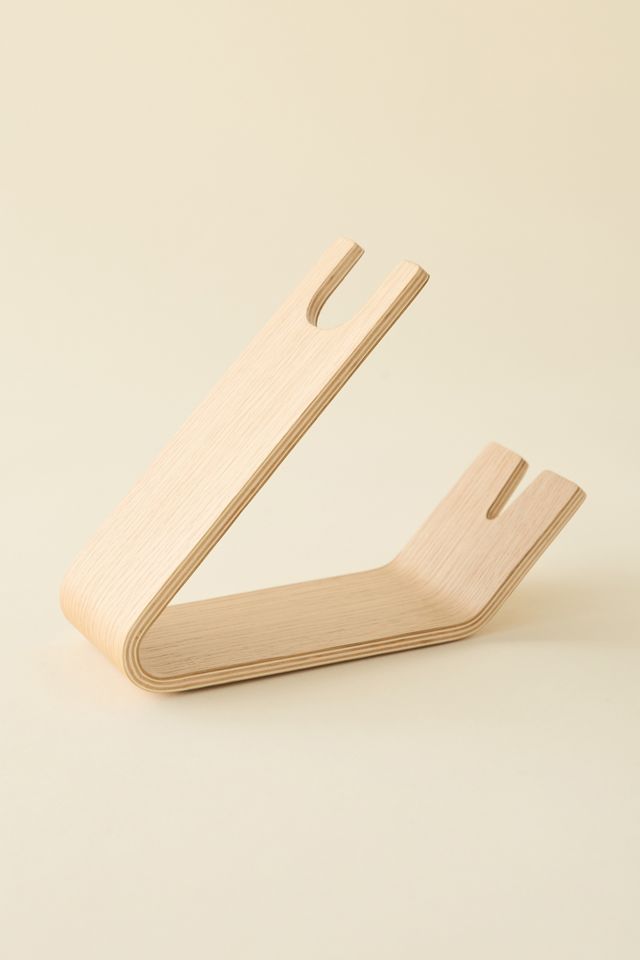 Alora Wood Hair Dryer & Iron Tool Stand #1