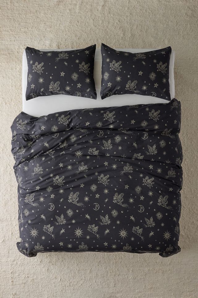 Cosmic Kitties Patterned Duvet Cover Set #1