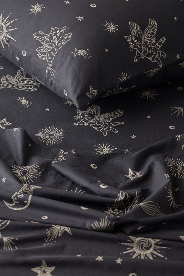 Cosmic Kitties Patterned Sheet Set #1