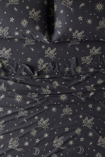 Cosmic Kitties Patterned Sheet Set