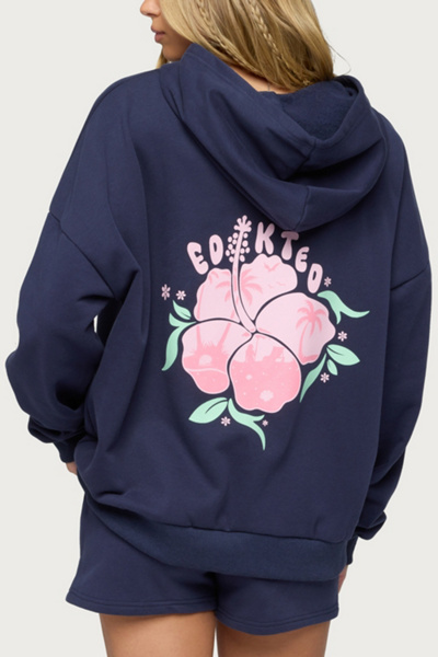 Edikted Beach Bloom Hoodie