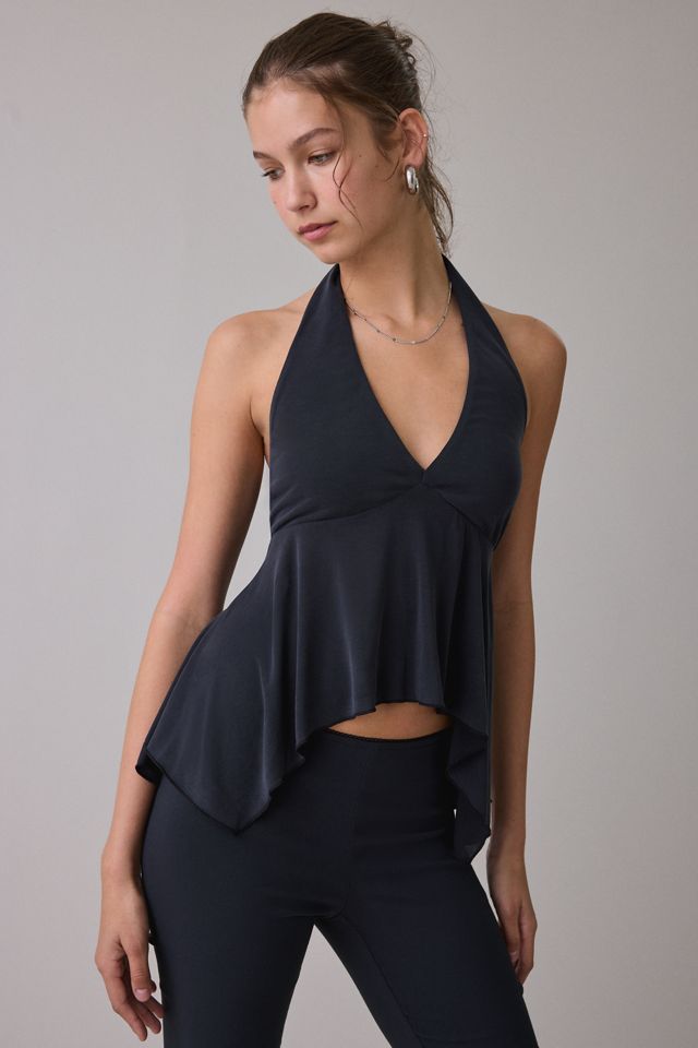 Kimchi Blue Mckenzie High-Low Babydoll Halter Top #1
