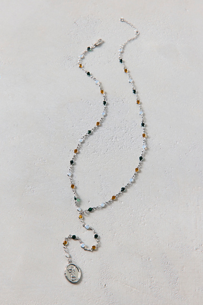 Gemstone Lariat Necklace
