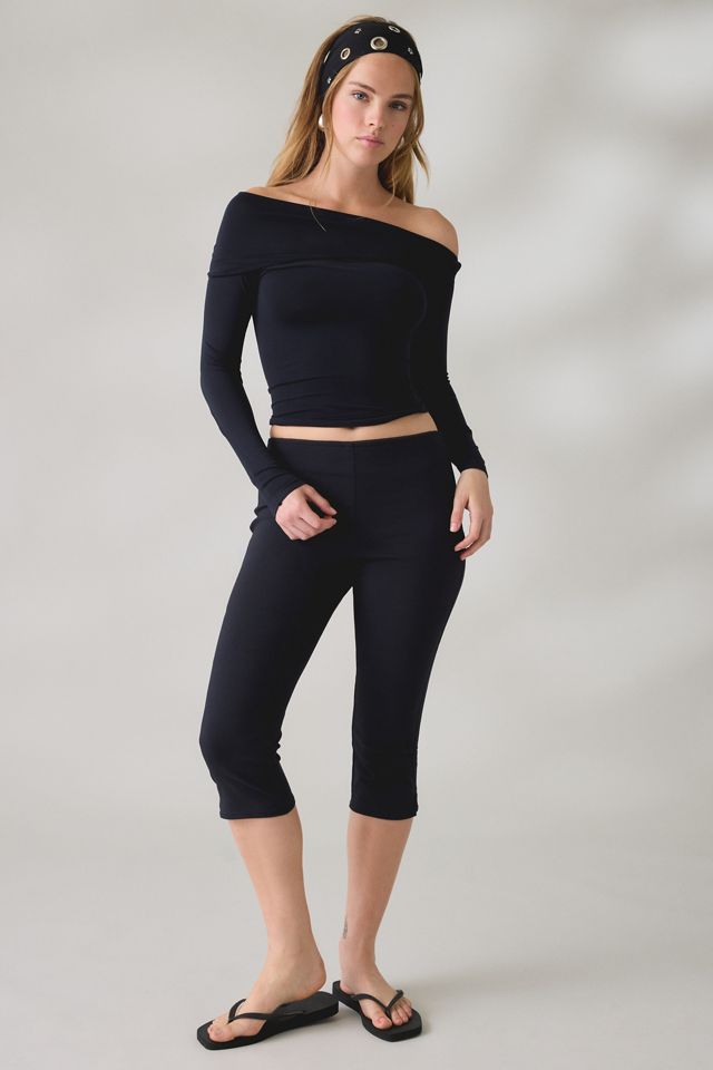 Out From Under All Nighter Seamless Foldover Off-The-Shoulder Top #3