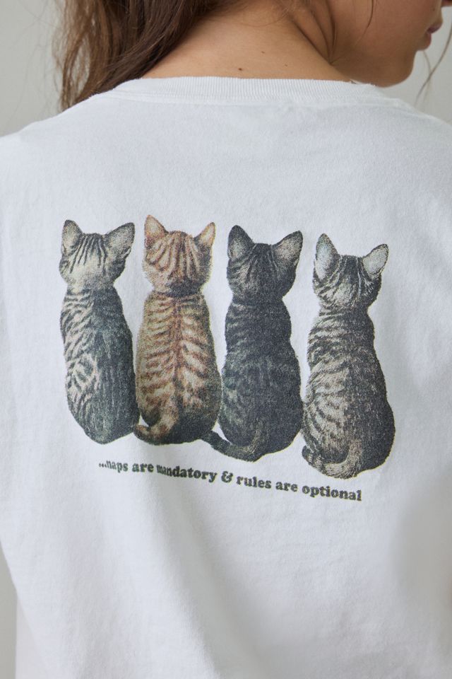 Kitten Club Graphic Cotton Slim Tee #3