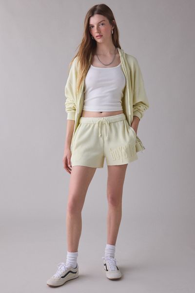 Boys Lie Butter Me Up Stitched Graphic Basic Shorts