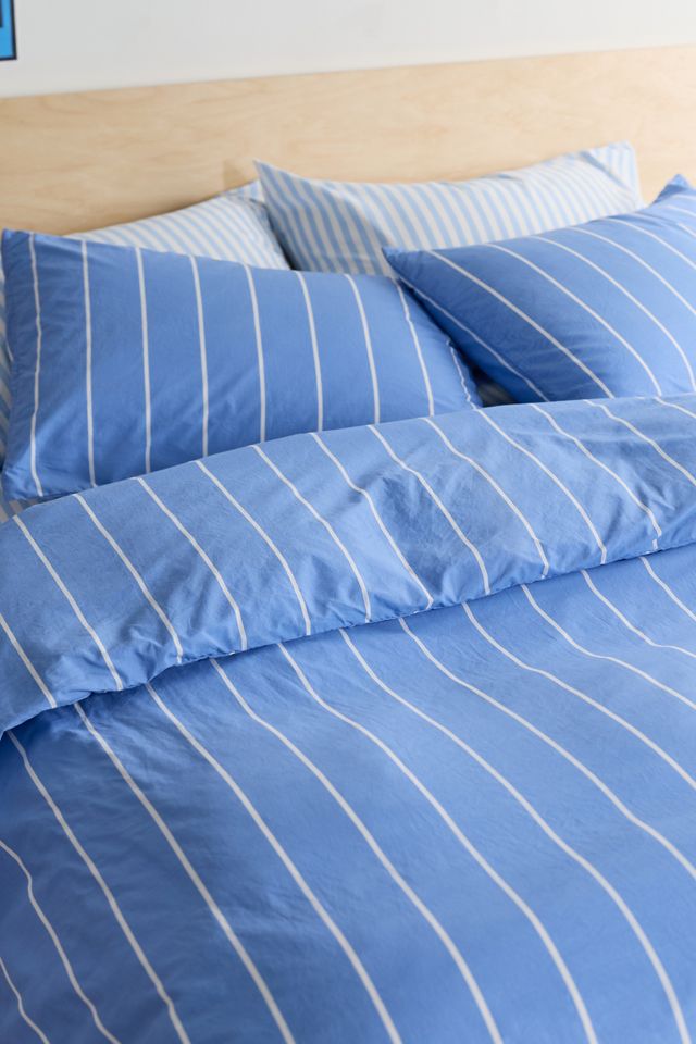 Sabine Striped Patterned Cotton Percale Duvet Cover #2