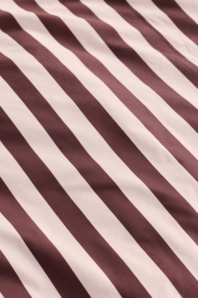 Sabine Striped Patterned Cotton Percale Duvet Cover #3